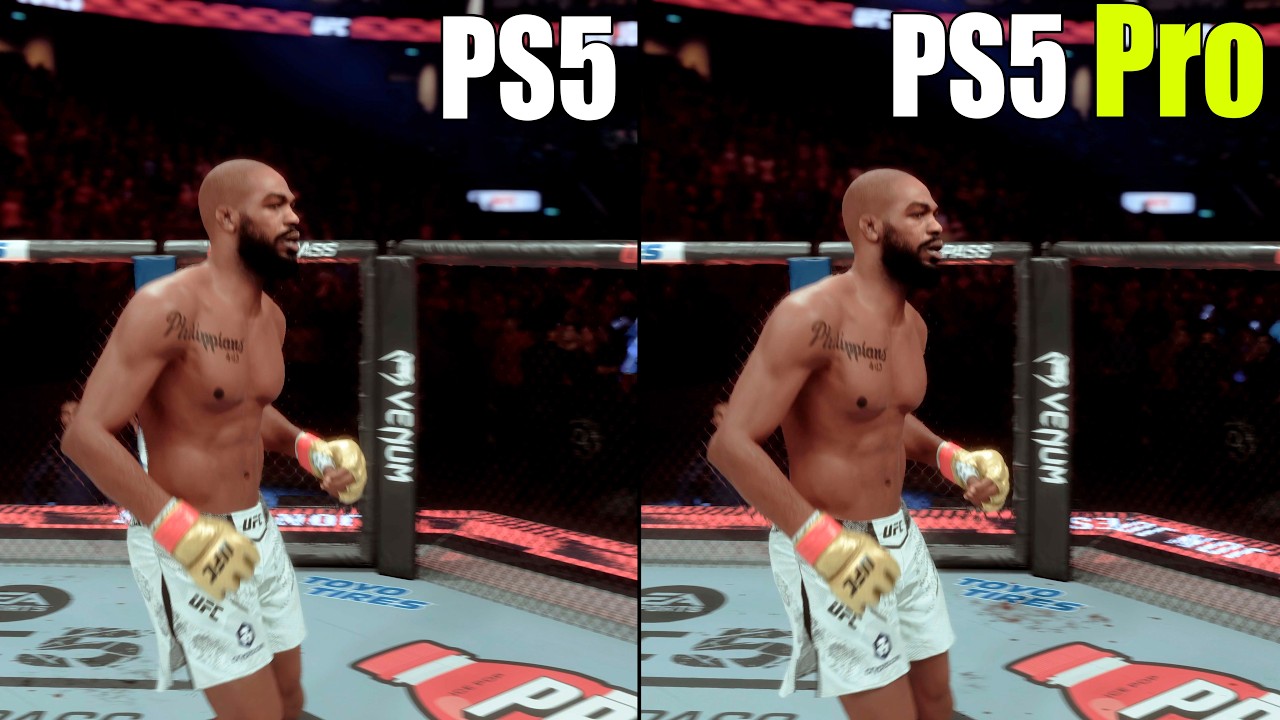 Same Thing | UFC 5 on PS5 vs PS5 Pro Comparison | Graphics, Resolution and FPS Test