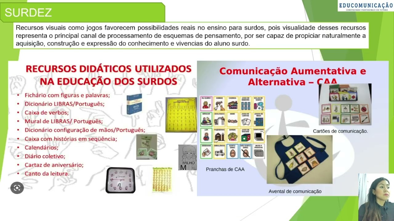 A Surdez e a Cegueira - Educação Especial e Inclusiva