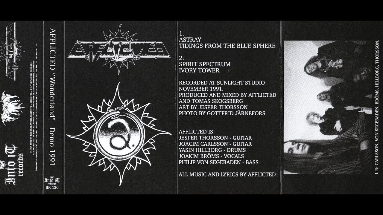 Afflicted (Swe) - Wanderland Demo 1991
