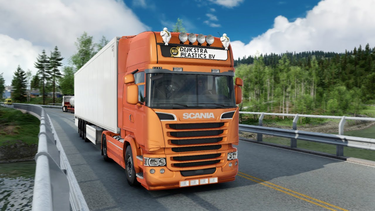 Scania V8 Stock Sound in ETS2 1.57 | Ultra Realistic 4K Driving