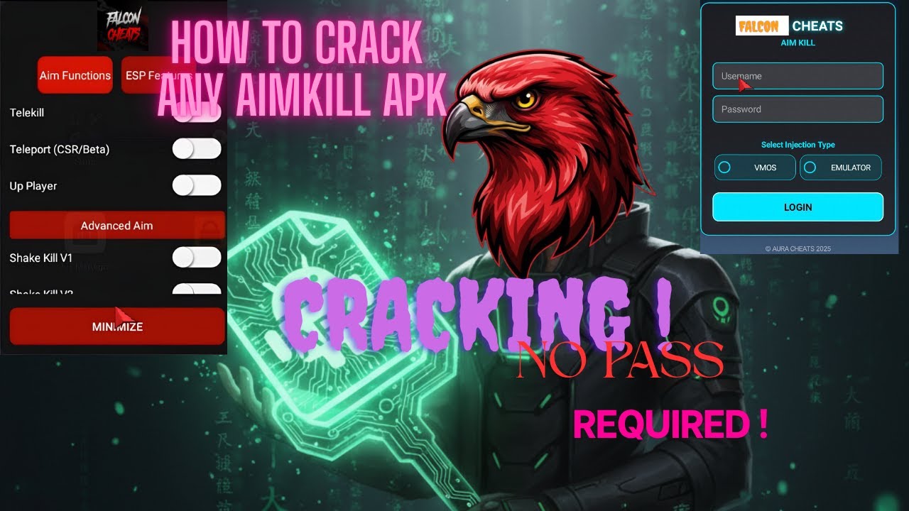 How to crack any aimkill apk , aimkill injector , mobile panel , panel , injector , aimsilent #crack