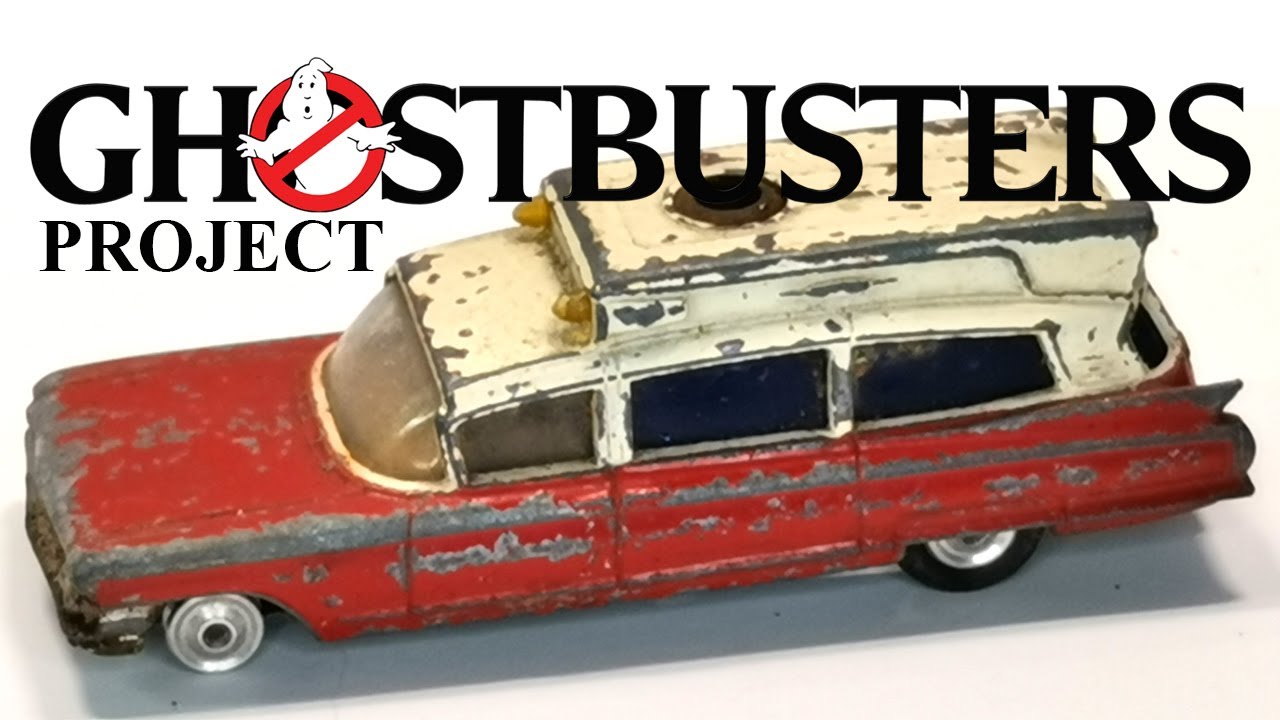 Corgi Ghostbusters Custom Ecto 1 build. Игрушка, литая модель.