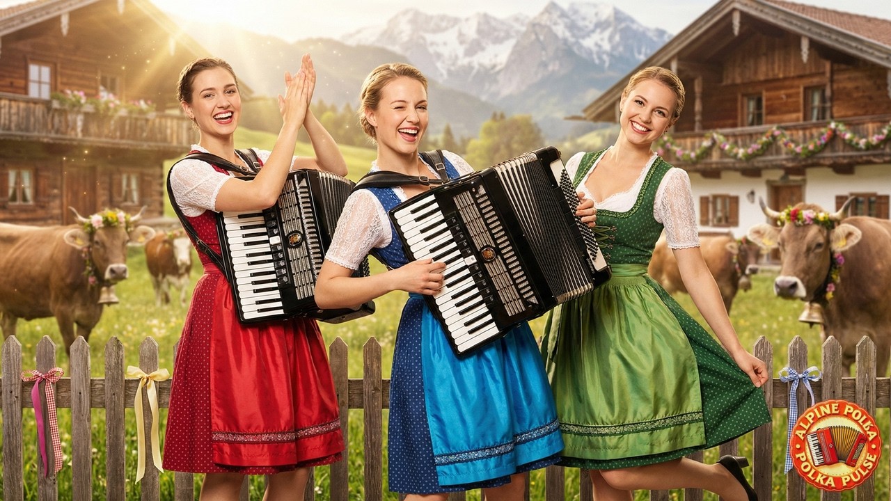 🎷Nostalgic German Volksmusik Live – Bavarian Folk Musik Tunes & Alp Village Memories 🌄🎵