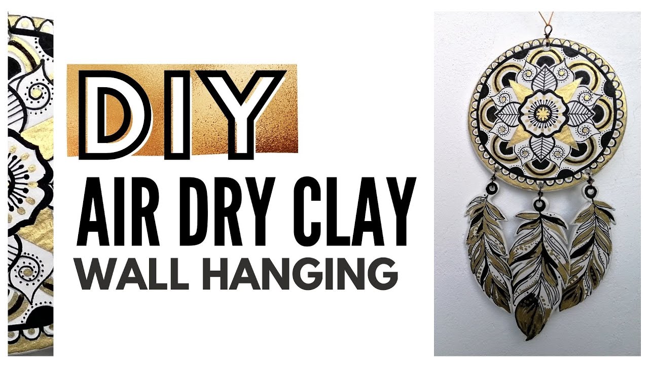 Easy Air Dry Clay Wall Hanging