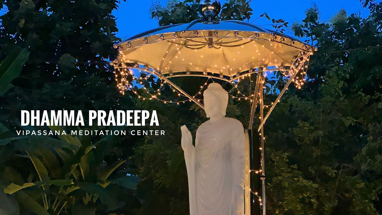 Dhamma Pradeepa Vipassana meditation center. New construction Dhamma Arana 