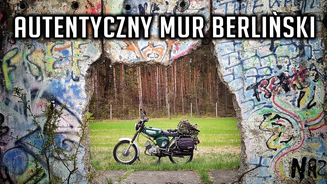 Pojechałem Simsonem pod PRAWDZIWY mur berliński! 🛵🧱