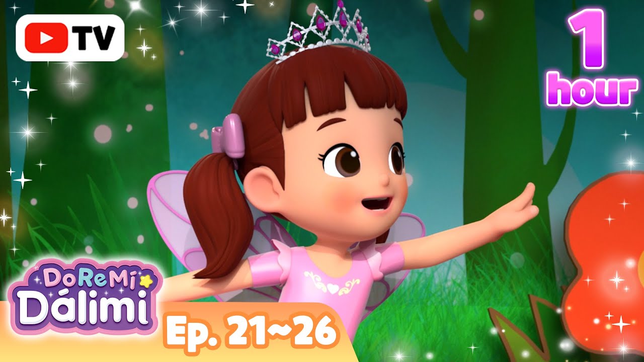 Episodios 21 al 26 Compilación de 1 hora ❤️Canciones🎹Dibujos Animados🎶 DoReMi Dálimi🌜 