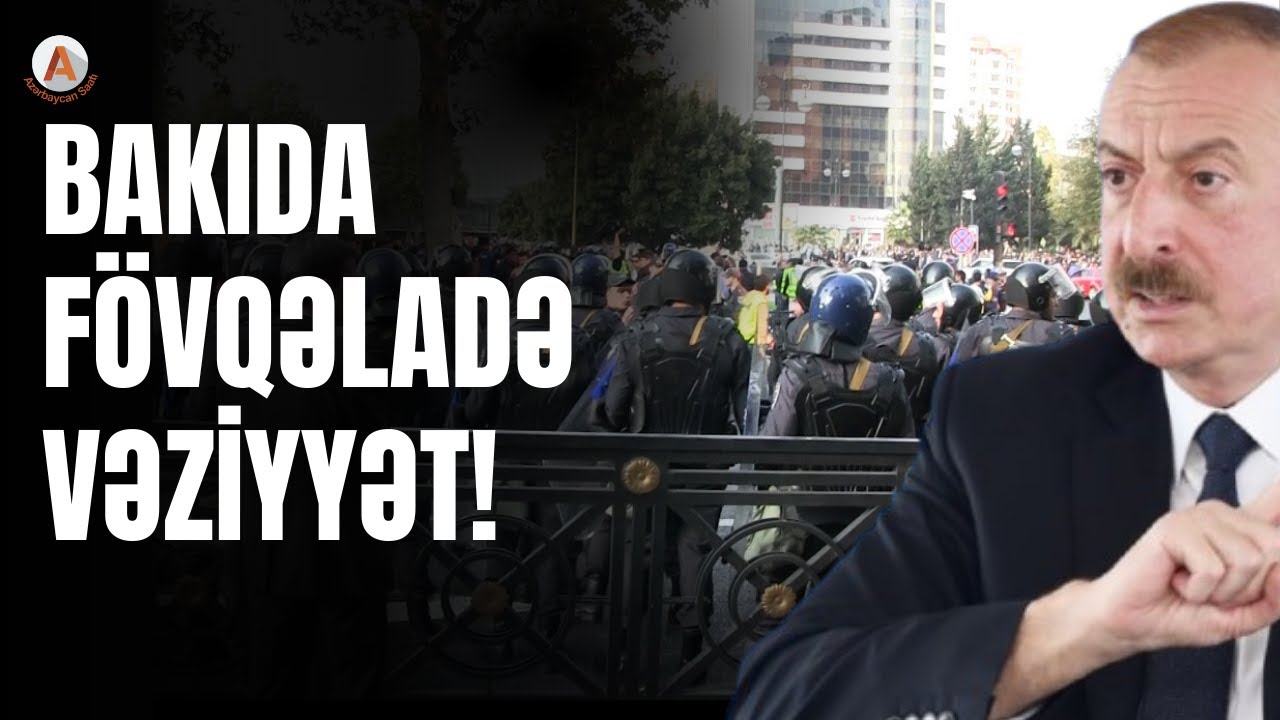 Bakı şəhərinin mərkəzi üç qat polis mühasirəsinə alındı! Kütləvi tutqular başlandı!