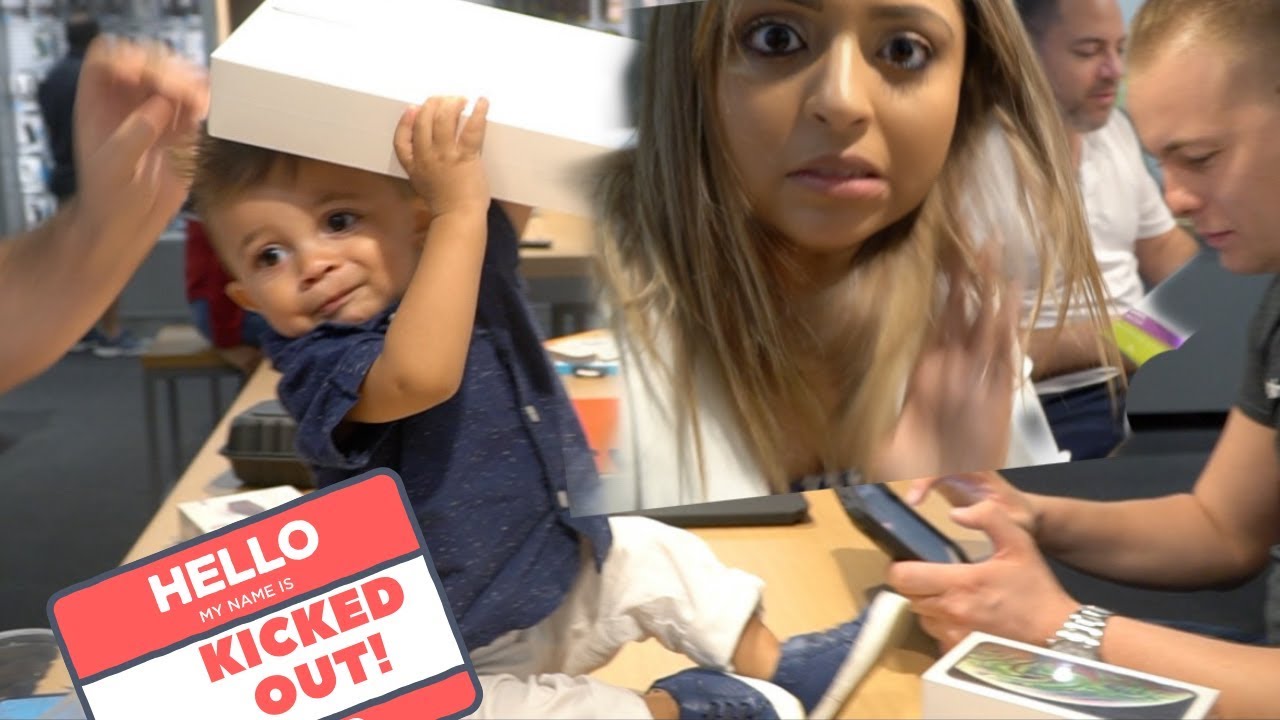 JAYDEN GOT KICKED OUT OF VERIZON FOR DESTROYING THE STORE...While buying the iPhone XS and iPad!
