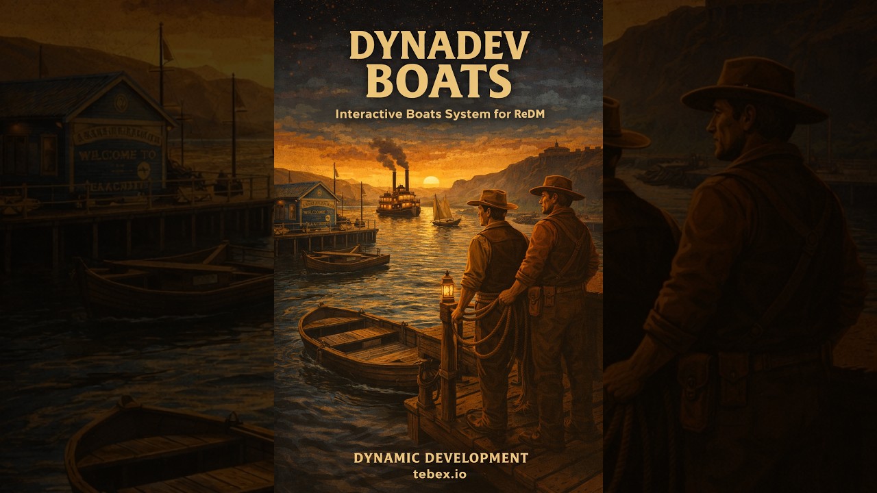 DynaDev Boats Interactive Boat System for RedM