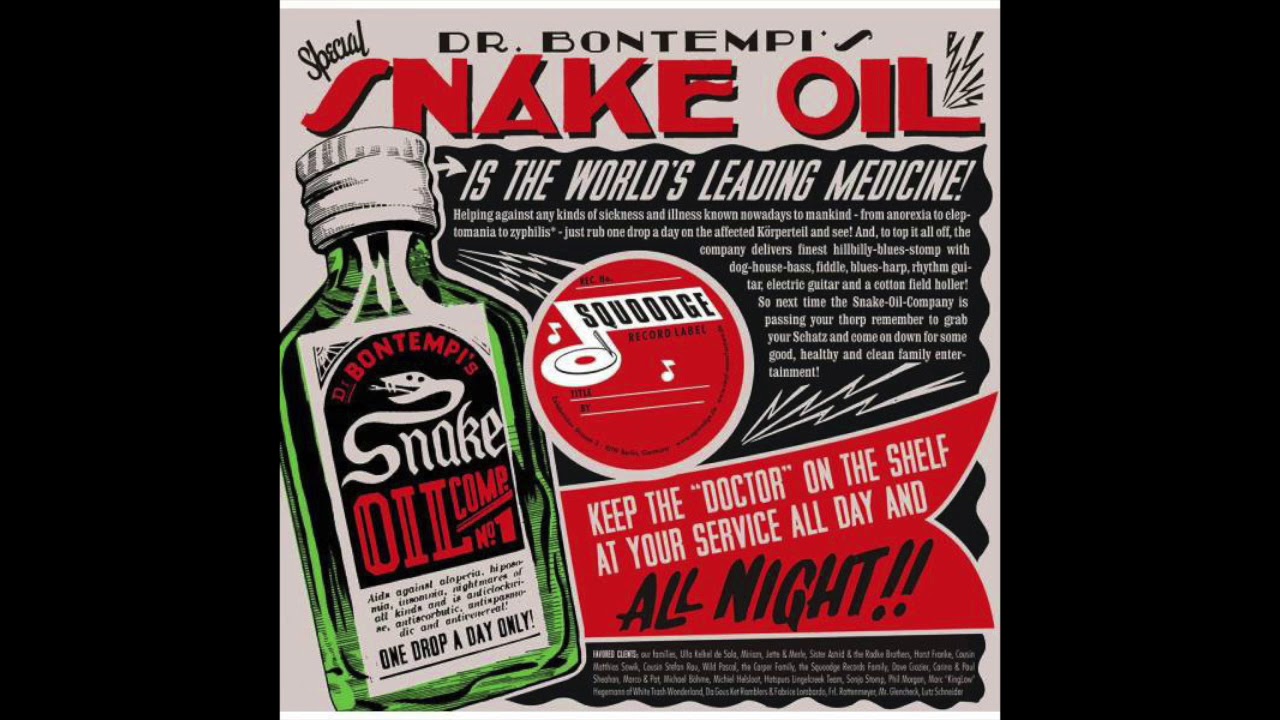 Who Do You love - Dr. Bontempi's Snake Oil Company
