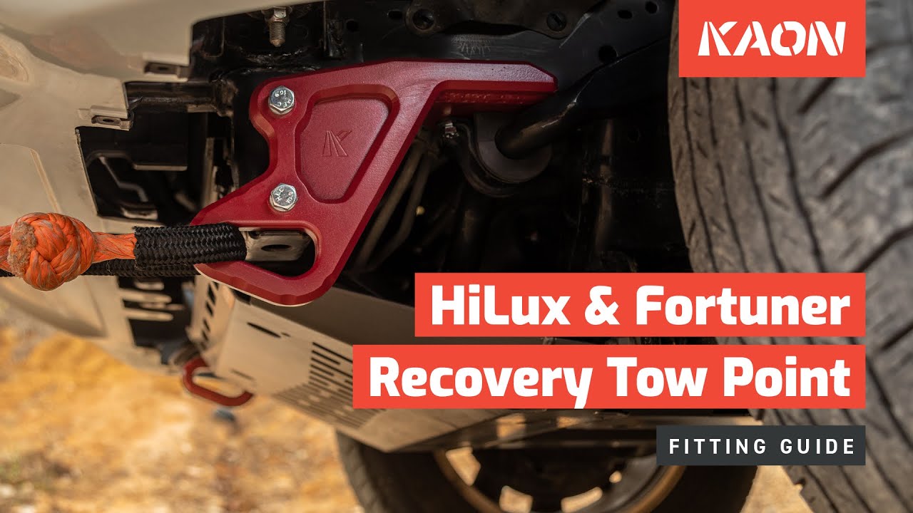 Recovery Tow Points to suit Toyota HiLux N80 & Fortuner – Fitting and Installation Guide