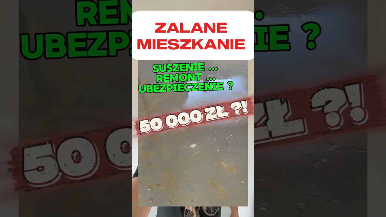 Zalane mieszkanie - co robić ? #odbi&oacute;rmieszkania #mieszkanie #zalanie