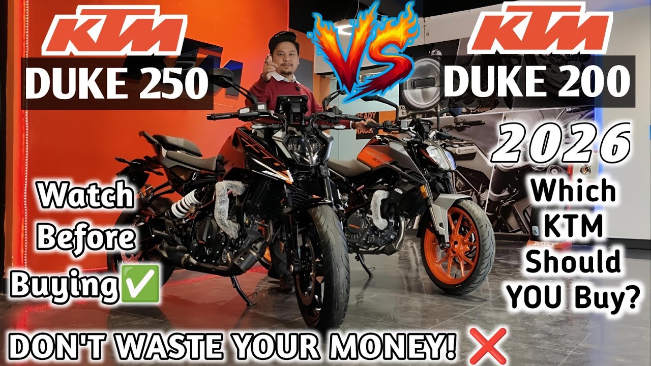 KTM DUKE 200 vs 250 (2026): Which KTM Should YOU Buy? Stop The Confusion! DON'T WASTE YOUR MONEY! 