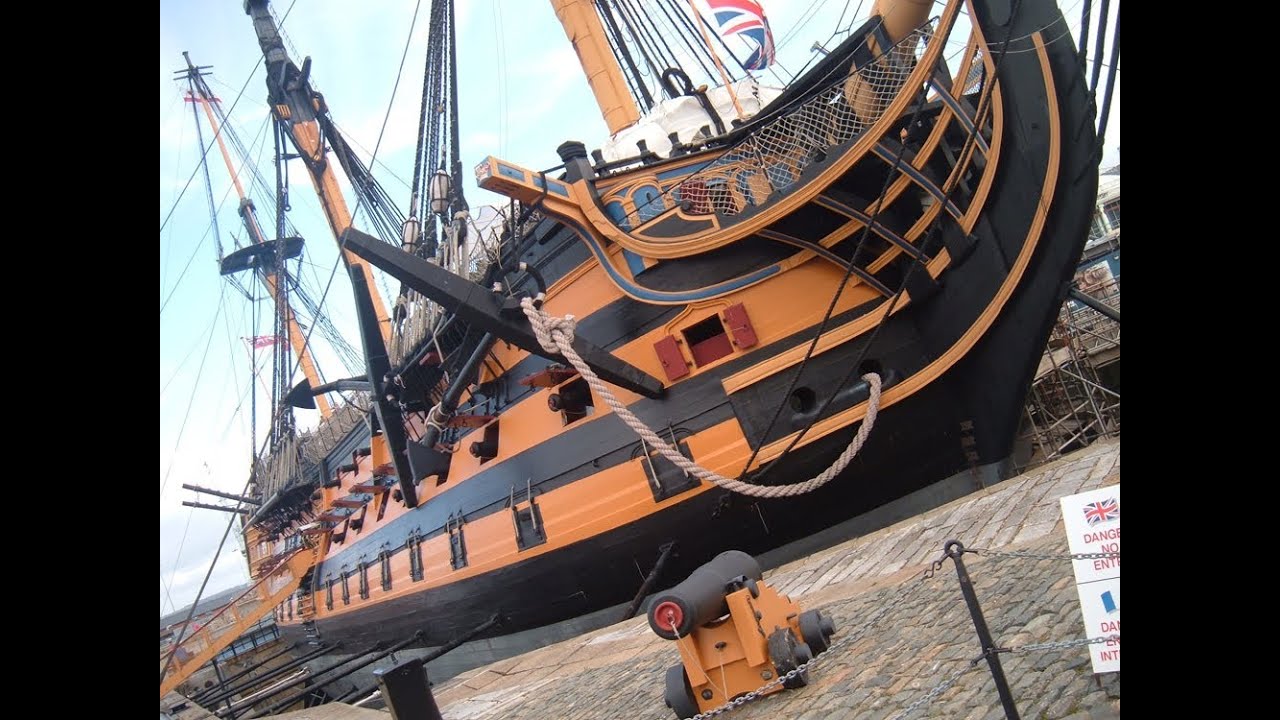HMS Victory in 2011 - Low light camera used.