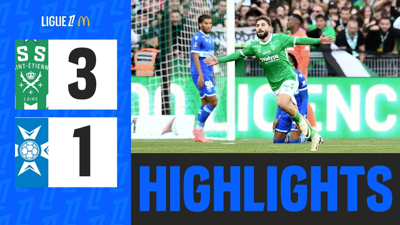AS SAINT-ÉTIENNE - AJ AUXERRE (3-1) - 7ème journée - Ligue 1 McDonald's 24/25