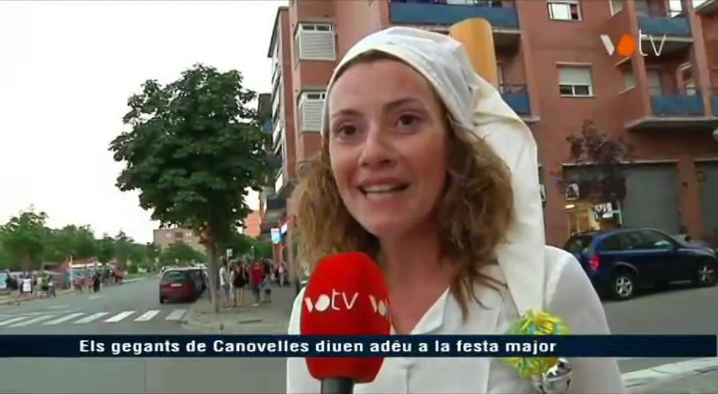 VOTV - Els gegants de Canovelles diuen adéu a la festa major