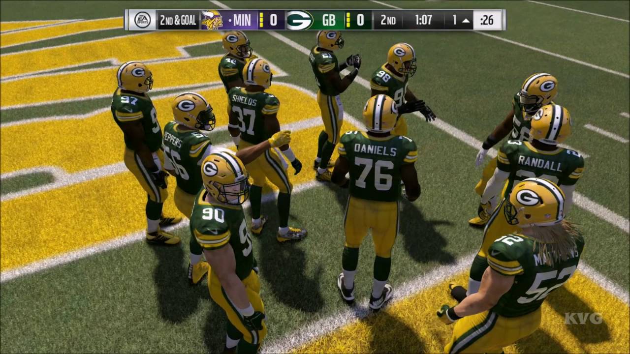 Madden NFL 17 - Minnesota Vikings vs Green Bay Packers | Gameplay (HD) [1080p60FPS]