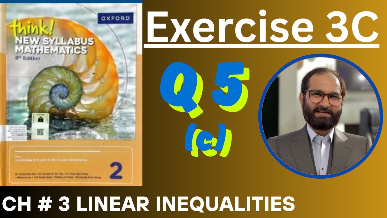 Exercise 3C Question 5(c) Oxford Think New Syllabus 8th Edition Math D2 Solutions