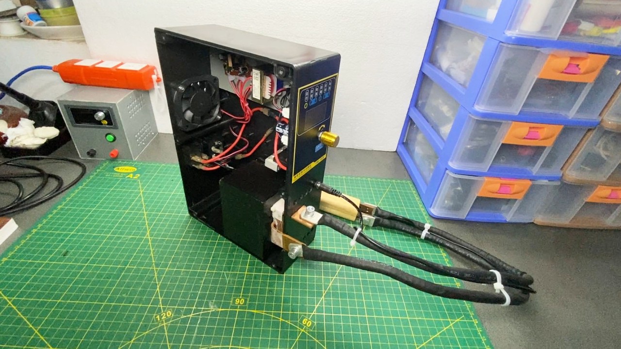 Chế máy hàn cell pin 21700, 18650... | DIY - spot welding machine for battery cells