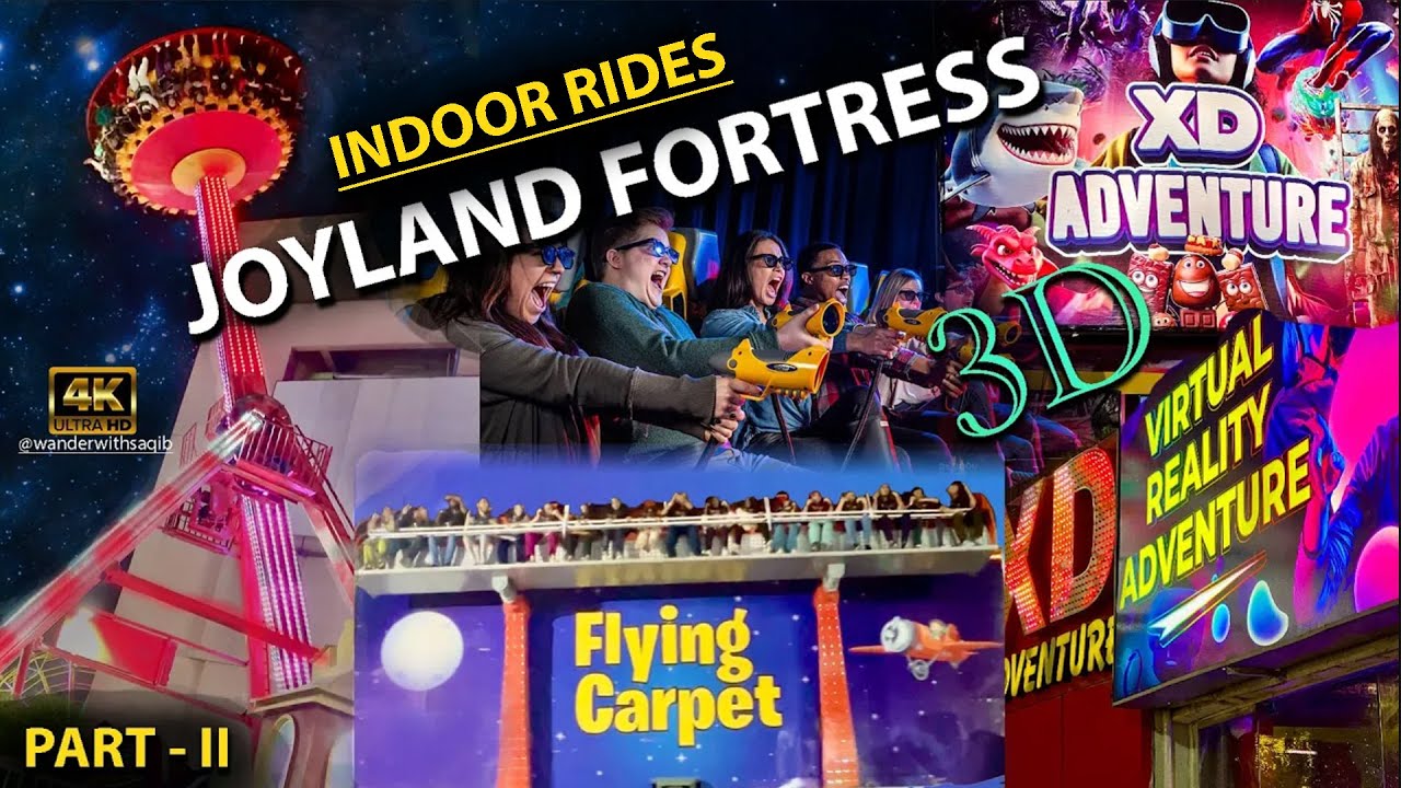Крытые аттракционы Joyland Lahore || Парк развлечений Joyland Lahore || Крепость Joyland Lahore #...