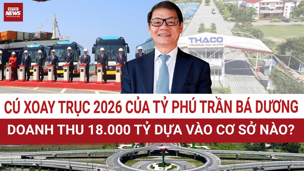 Tỷ phú Trần Bá Dương và ‘cú xoay’ chiến lược: THACO bước vào sân chơi đường sắt và hạ tầng quốc gia