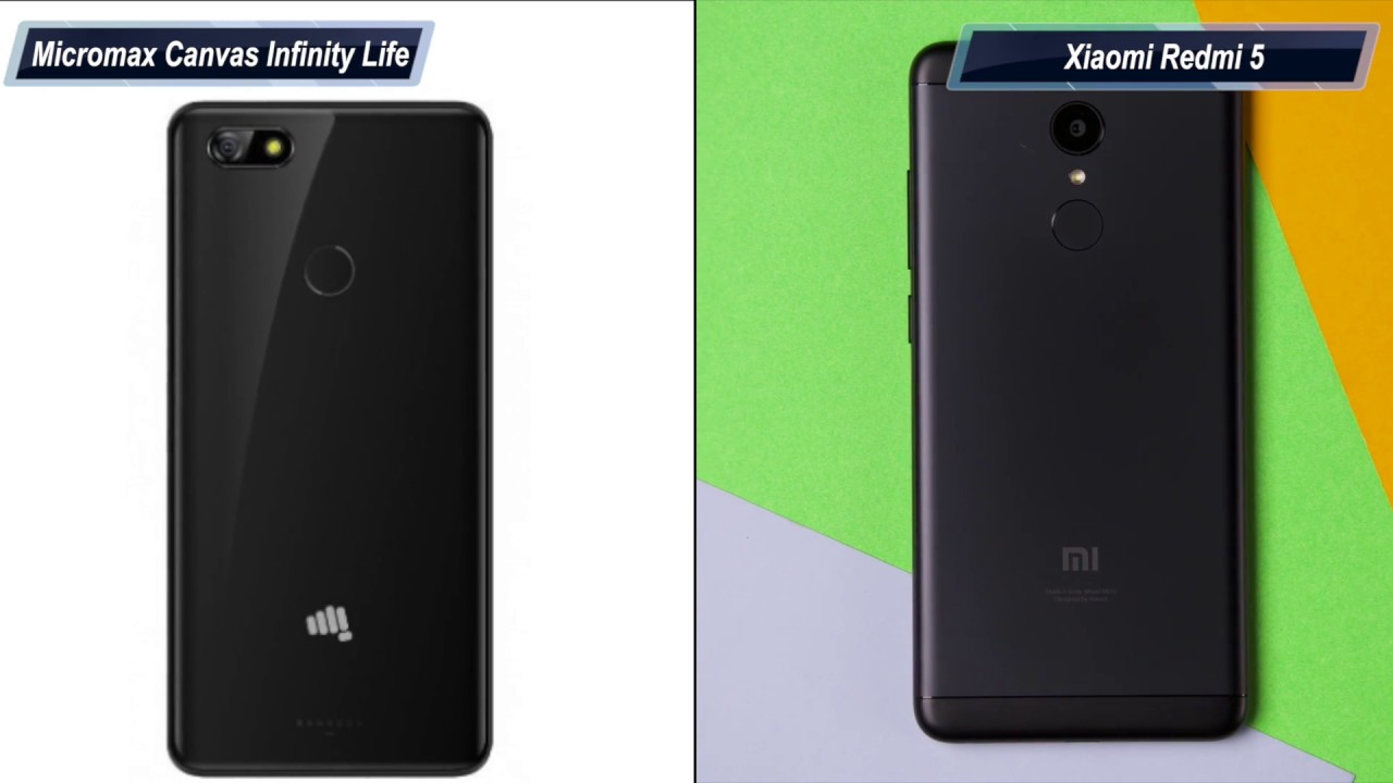 Micromax Canvas Infinity Life vs Xiaomi Redmi 5: Comparison overview Hindi हिन्दी