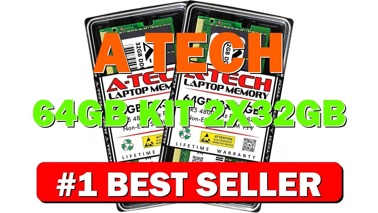 A Tech 64GB Kit (2x32GB) RAM Compatible for ASUS TUF Gaming F17 FX707ZM RS74 - B0BRQWSFHP