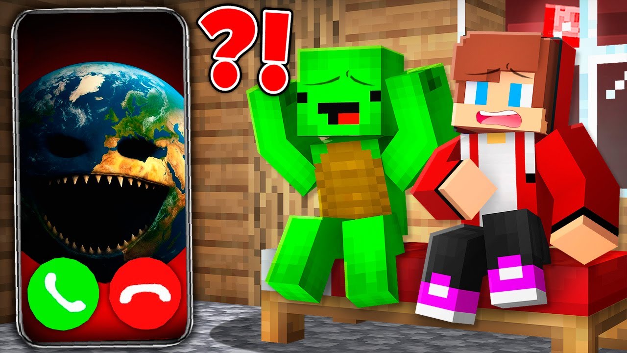 Why Earth Woke Up Called Mikey and JJ in Minecraft at 3:00 AM !? - Maizen