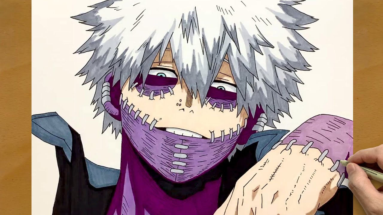 How to draw Dabi from My Hero Academia | step-by-step | Dabi | my hero academia | dabi drawing