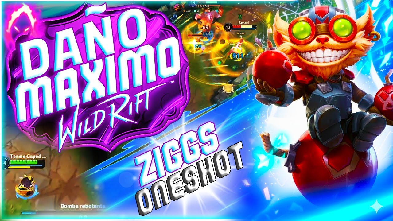 ZIGGS PEGA DEMASIADO DURO!! ¿EL CAMPEON MAS INFRAVALORADO DE WILD RIFT?