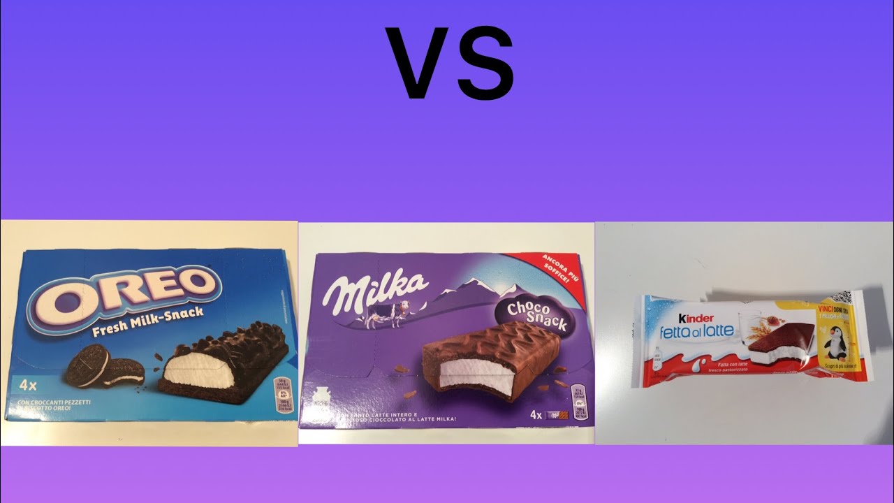 OREO MILKA KINDER ~CHALLENGE ~ASMR Opening