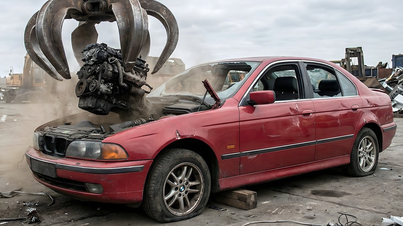 The Secret Life of Scrapped BMWs (Ultimate Auto Recycling)