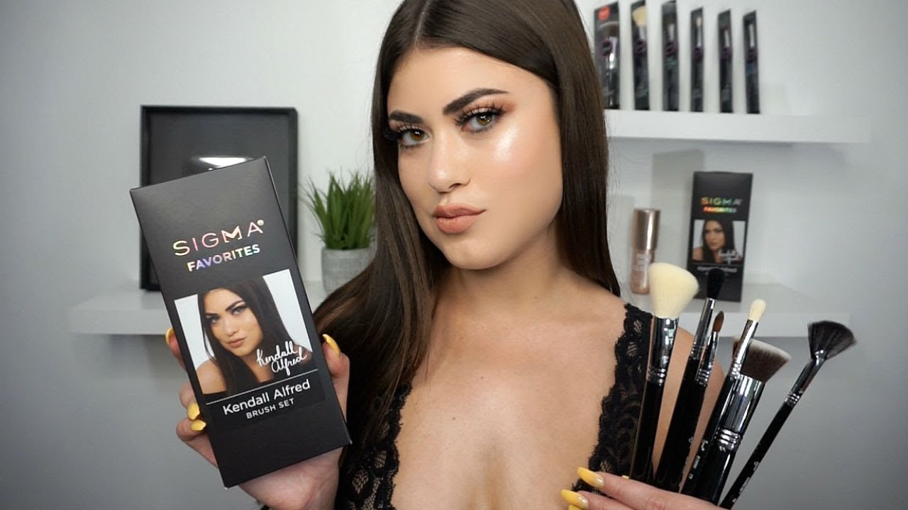 My Sigma Makeup Brush Set REVEAL & Full Face Tutorial!