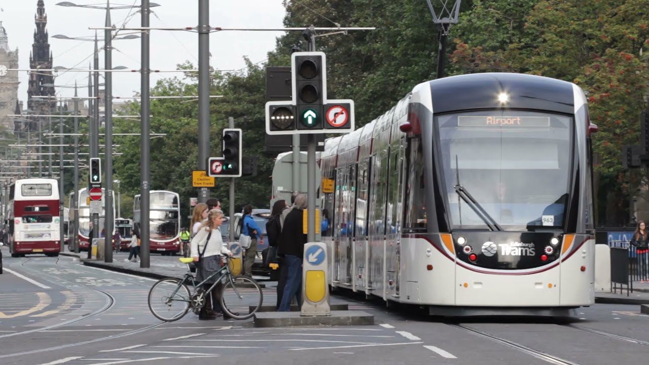 Trams-portation - from St Andrew Square to the city limits