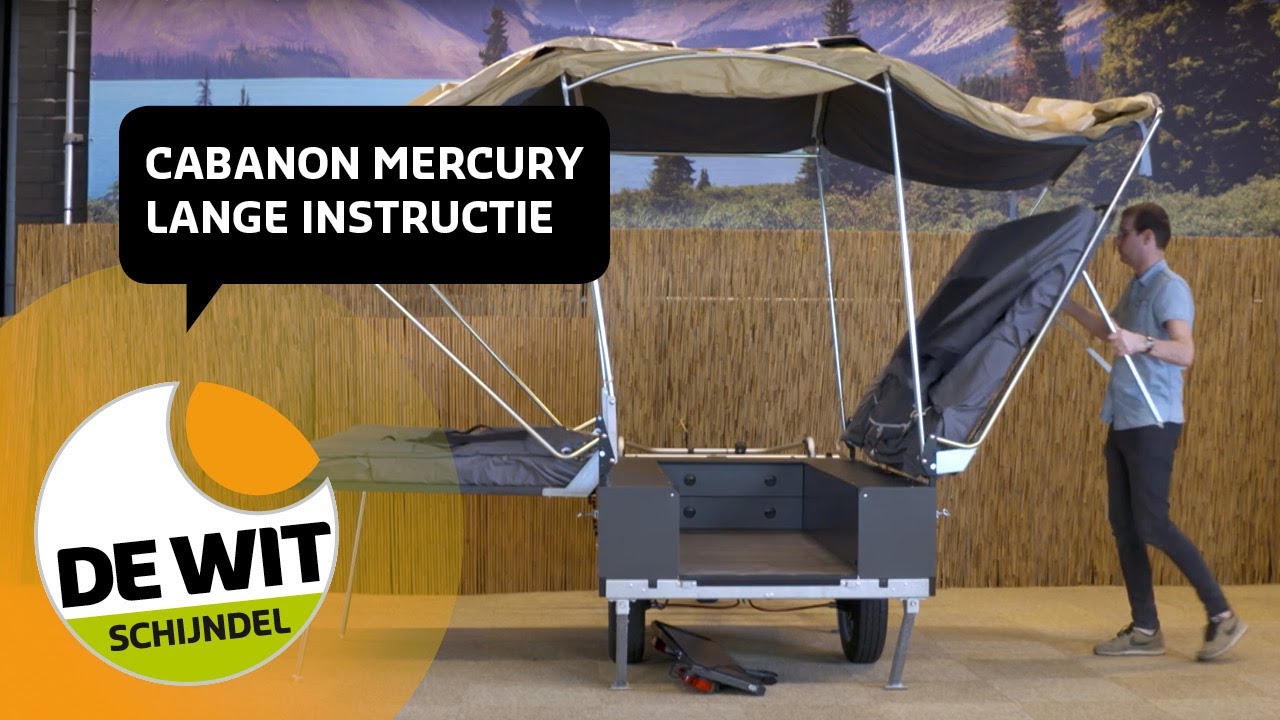 Cabanon Mercury vouwwagen opzetten lange instructie