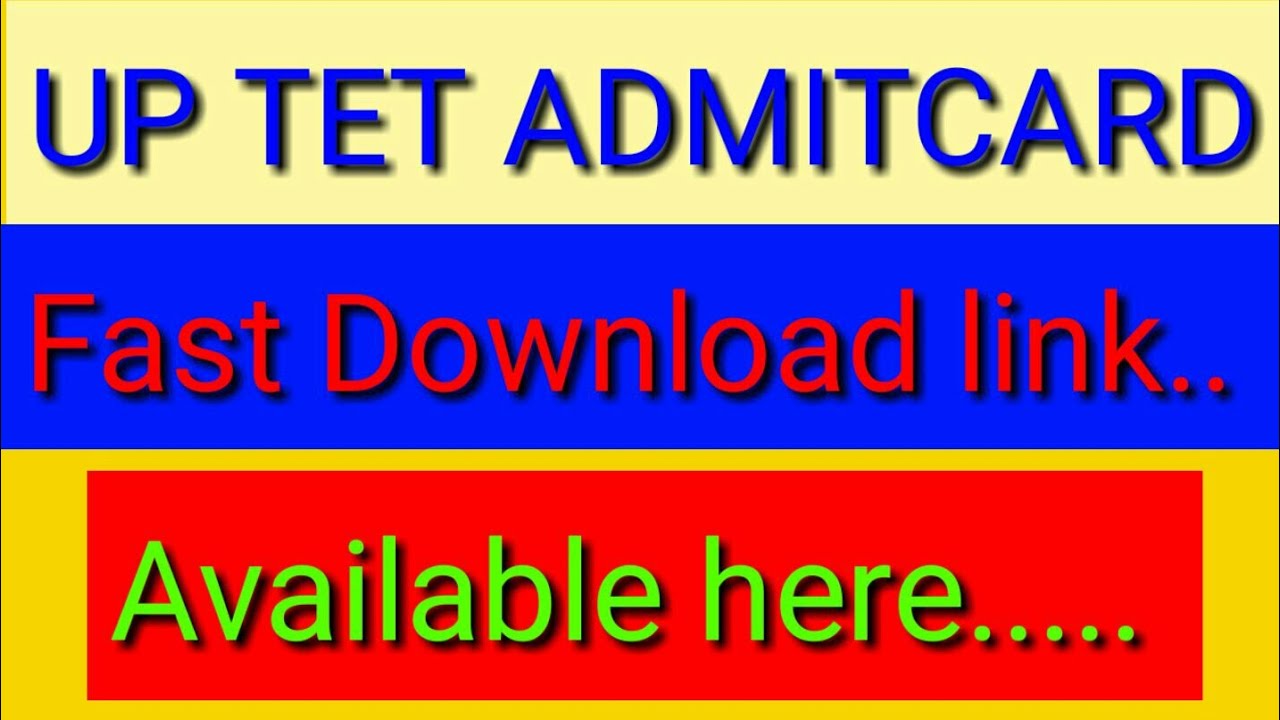 HOW TO DOWNLOAD UPTET ADMIT CARD, UPTET ADMUT CARD, STUDY with ne # in TRICKY way#