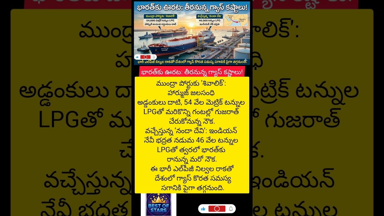 #LPGNews #IndiaEnergy #GasSupply #MundraPort #LPGImport #EnergyUpdate #IndiaNews #FuelSupply