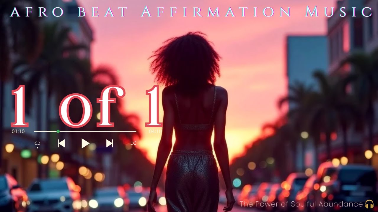 🌹Unapologetic Self CONFIDENCE Anthem | Manifestation Song🎧1 Of 1 | Afrobeat Affirmation Music 💫