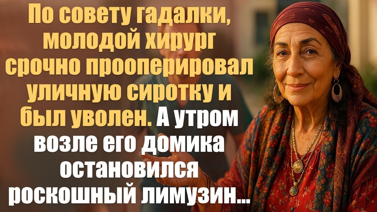 По совету гадалки, молодой хирург срочно прооперировал уличную сиротку и был уволен. А утром возле..