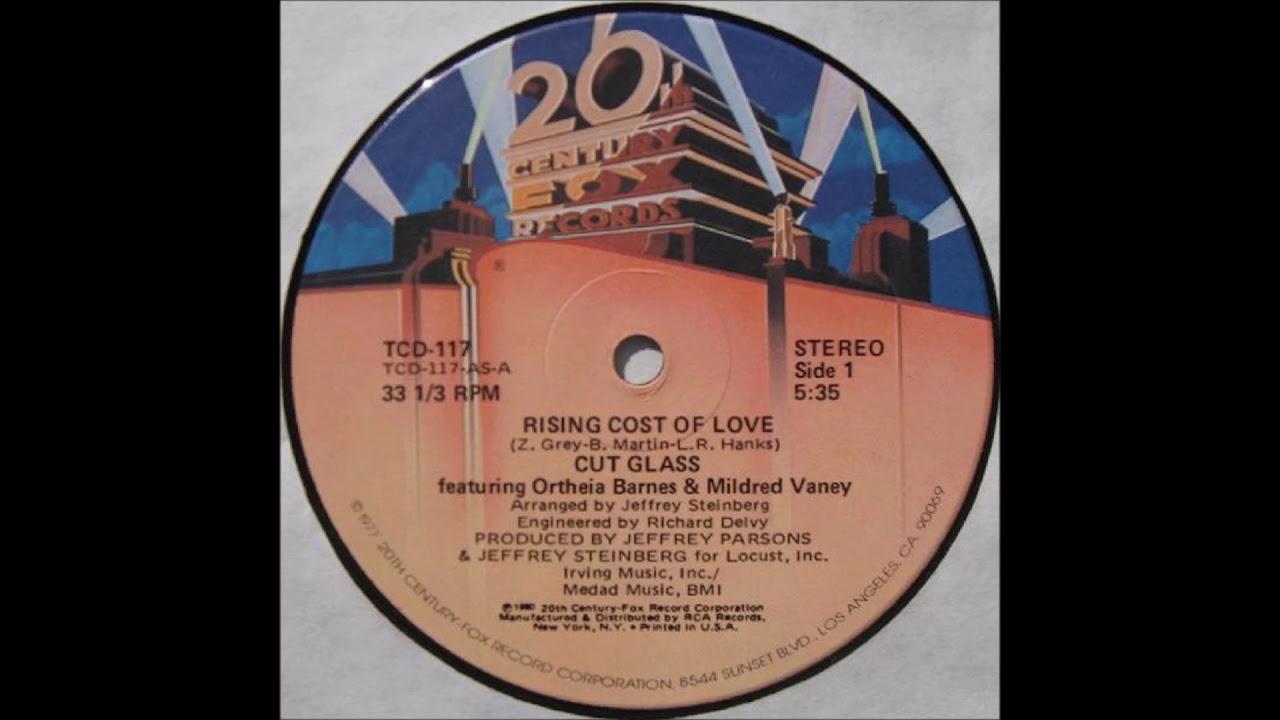 Cut Glass - Rising Cost Of Love [1980]