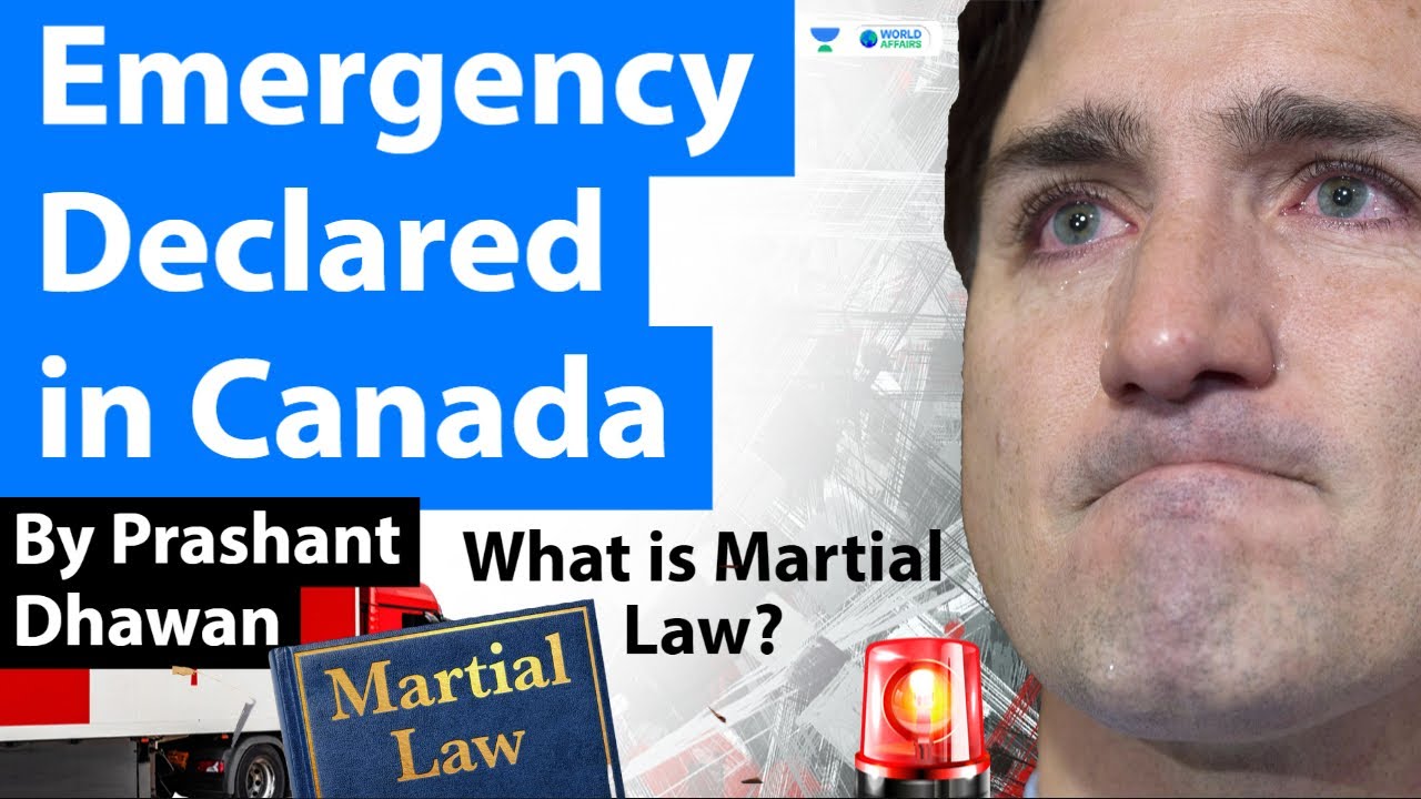 Emergency Declared in Canada | Truck Protests Block USA Canada border