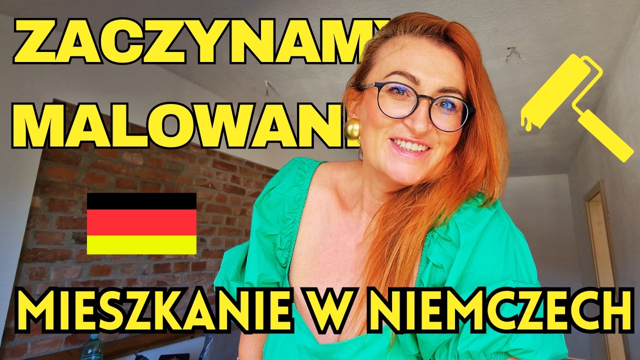 124.Zaczynamy Remont Naszego Nowego Mieszkania w Niemczech! Malujemy Kuchnię i Przedpokój 🚧