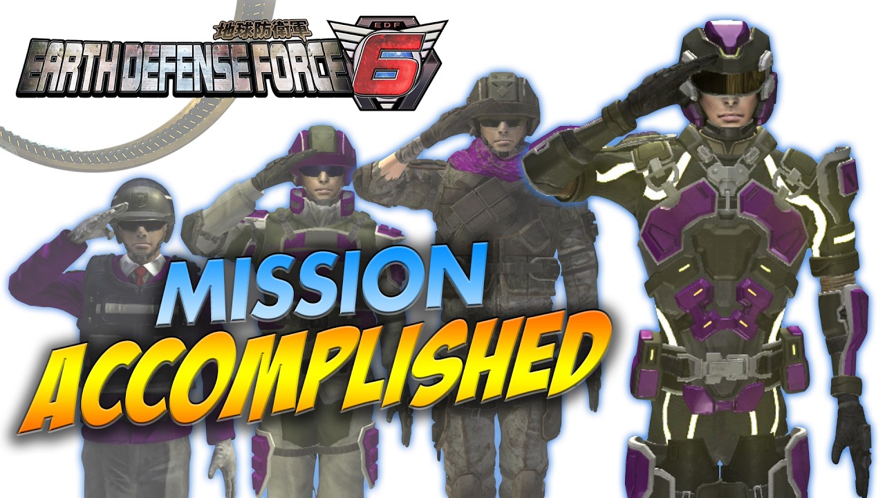 Earth Defense Force 6 - Mission 147 (English Version) The Scales of Time / Final Boss + All Endings