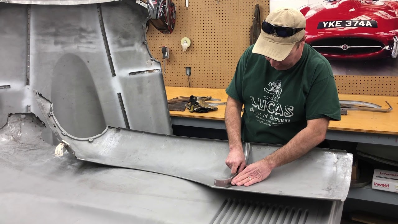 Jaguar E-Type  - Bonnet Flanges - Part 1 of 3