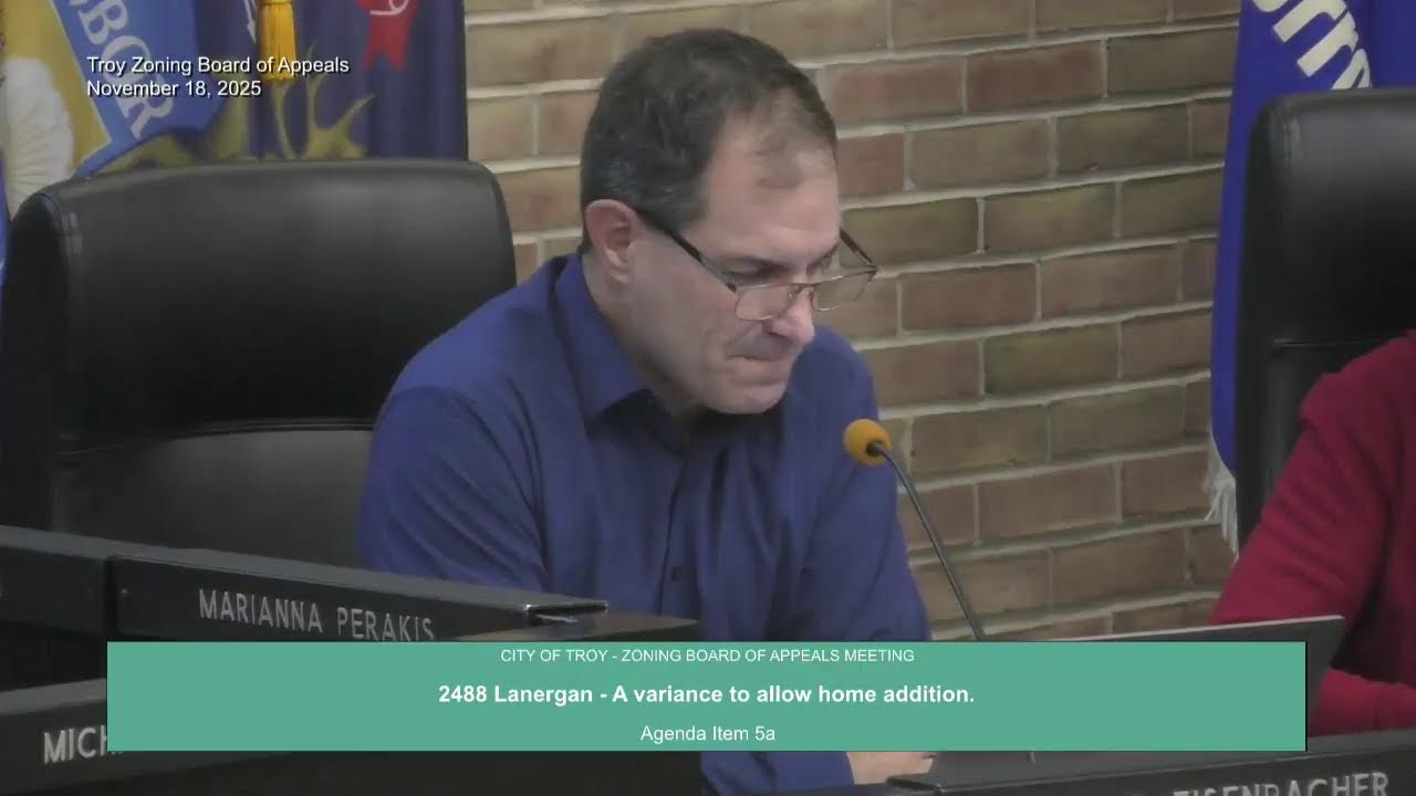 Zoning Board of Appeals (ZBA) Meeting November 18, 2025