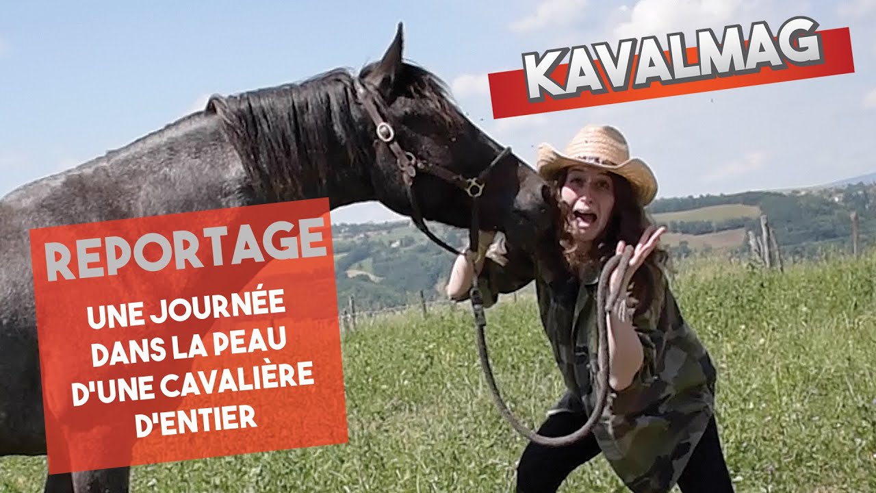 REPORTAGE : UNE JOURNÉE AVEC UNE CAVALIÈRE D'ÉTALON !