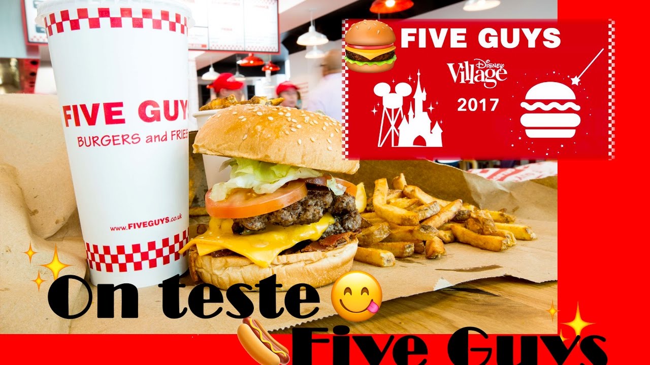 [ RESTAURANT ] FIVE GUYS✨DISNEY VILLAGE ✨