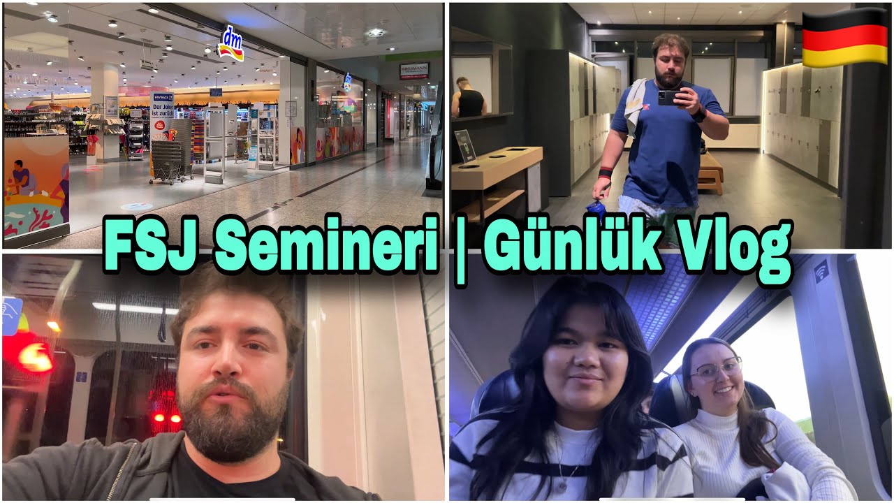 Almanya’da Günlük Hayatım 🇩🇪 | Alışveriş, Spor ve FSJ Semineri