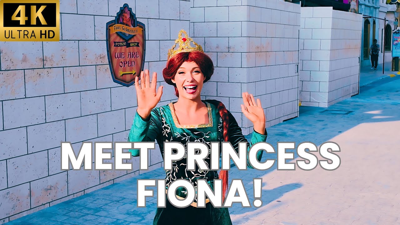 Princess Fiona Meet & Greet at Universal Studios Singapore [4K]